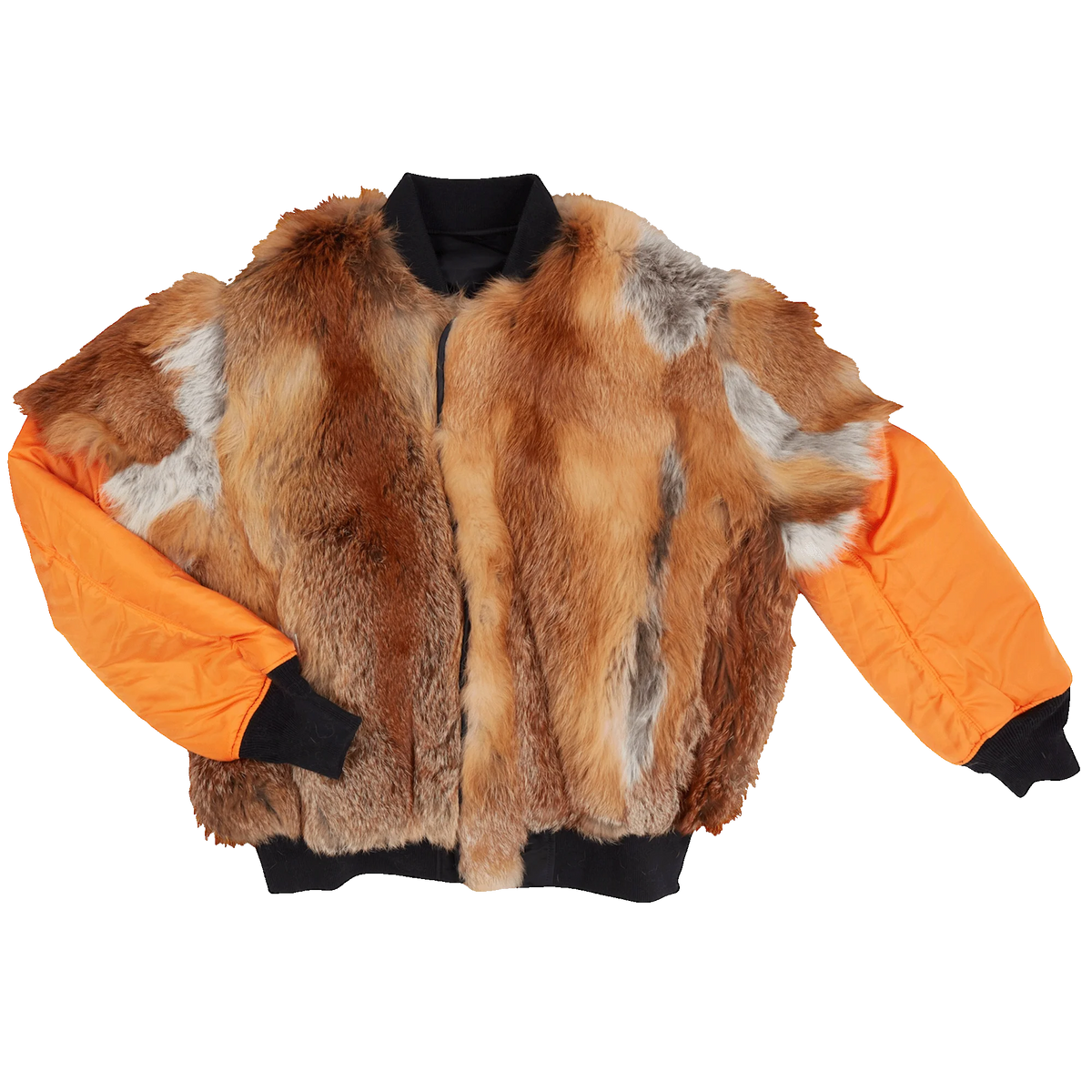 BLESS RICHMANPOORMAN FUR BOMBER JACKET