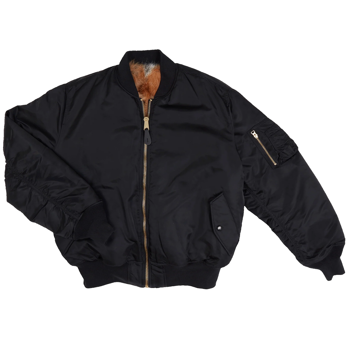 BLESS RICHMANPOORMAN FUR BOMBER JACKET