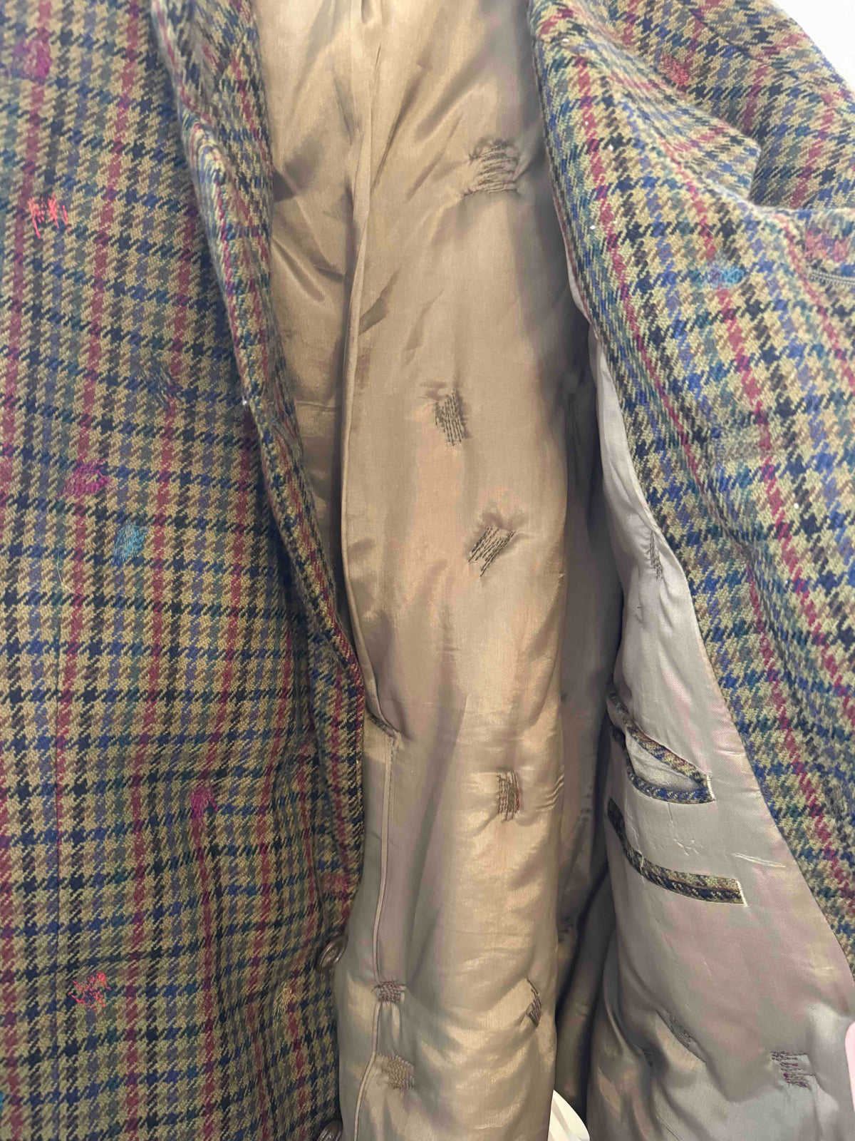 BLESS PADDEDDSAKKO CHECKED BLAZER