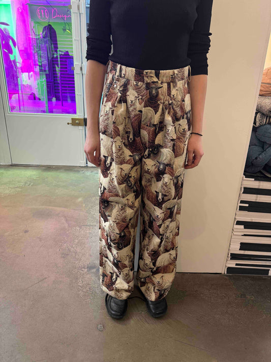 BLESS ULTRAWIDEPLEATED SHEEPS PANTS