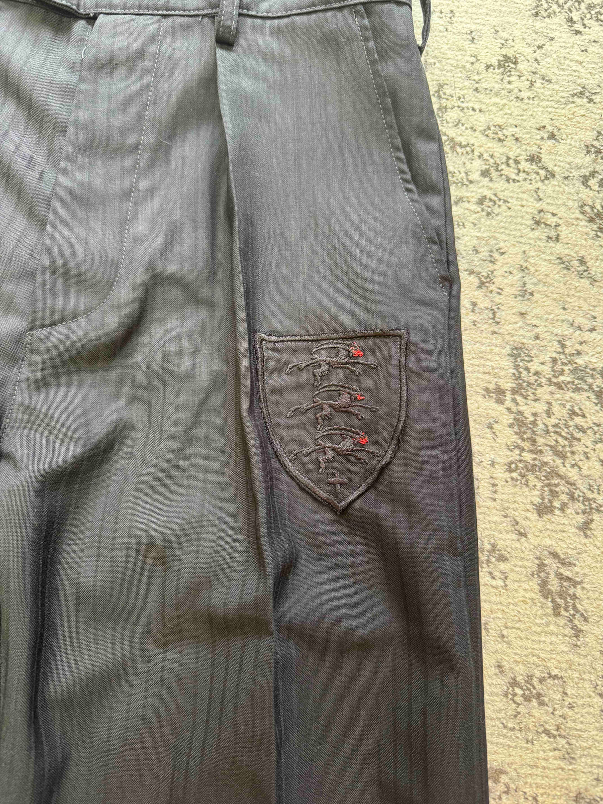 PROTOTYPES MATCHING TAILORED PANTS WITH BADGE