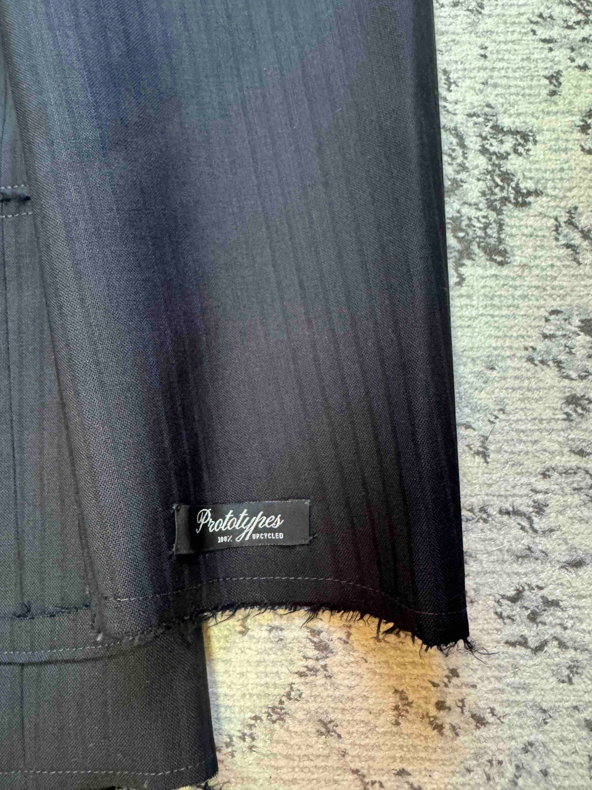 PROTOTYPES STRIPED BLAZER WITH BADGE