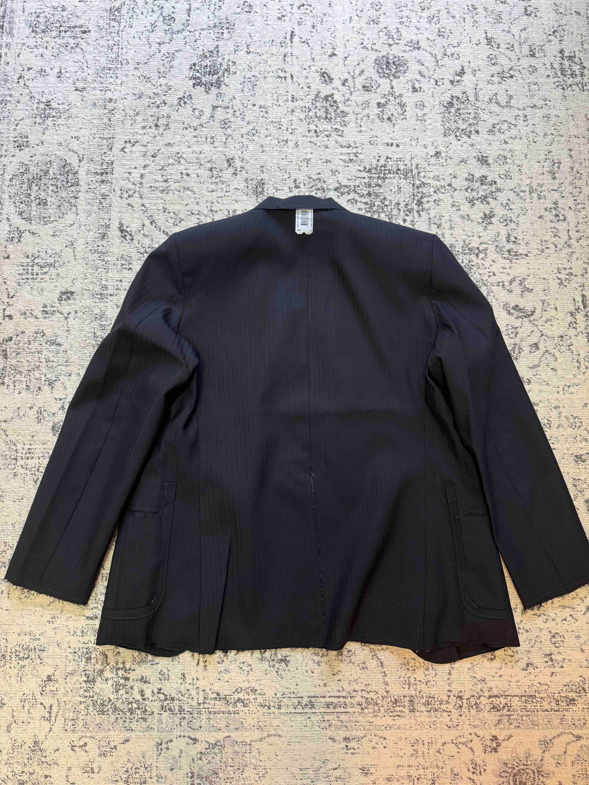 PROTOTYPES STRIPED BLAZER WITH BADGE