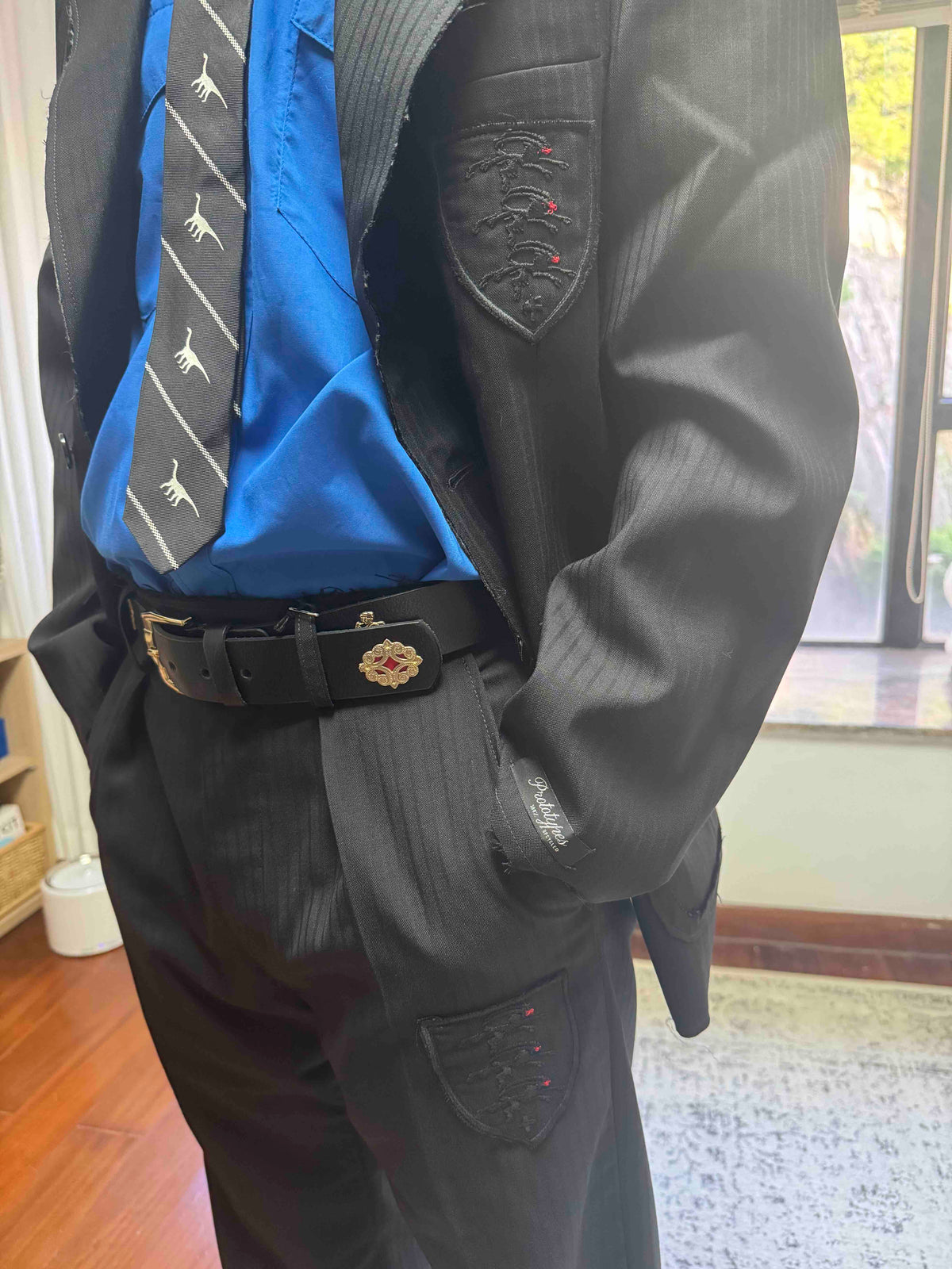 PROTOTYPES MATCHING TAILORED PANTS WITH BADGE