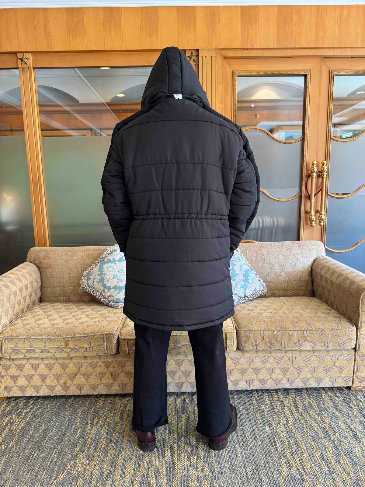 PROTOTYPES OUTLINE PADDED COACH PARKA WITH DETACHABLE HOOD