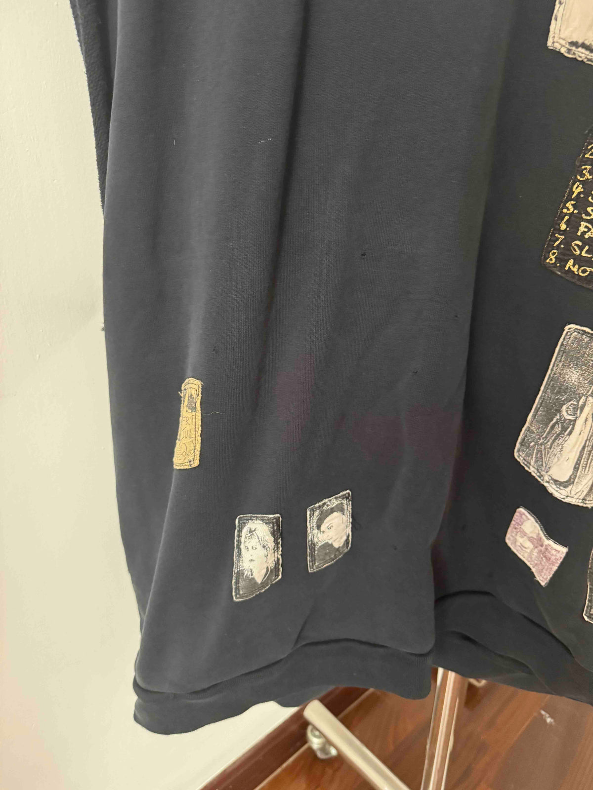 Raf Simons AW01 Riot! Riot! Riot! sleeveless hoodie