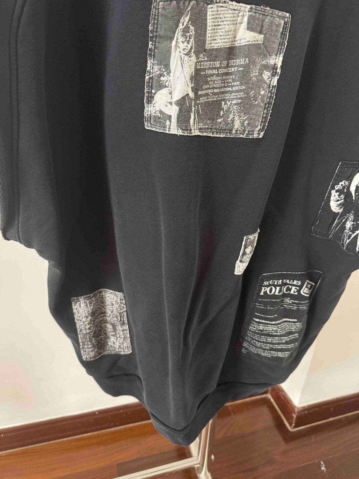 Raf Simons AW01 Riot! Riot! Riot! sleeveless hoodie